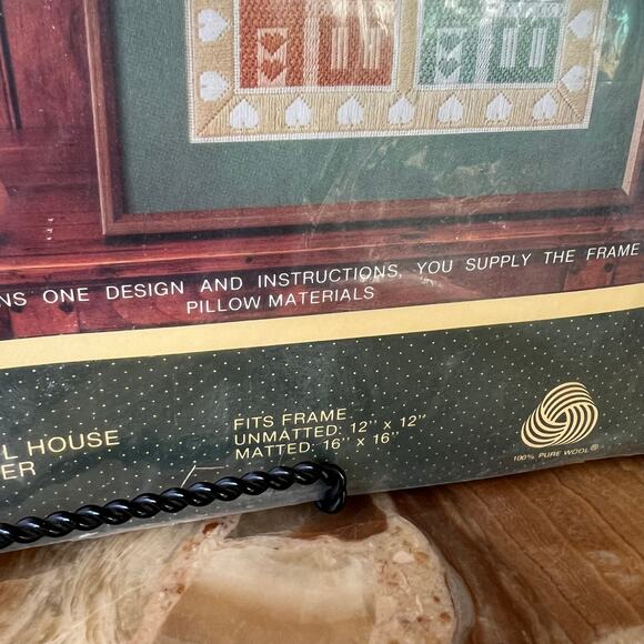 Sunset Needlepoint Kit “School House” Unopened - Picture 4 of 4